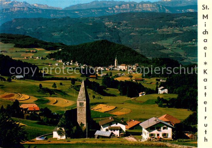 St Michael Kastelruth Suedtirol Teilansicht m. Dolomiten