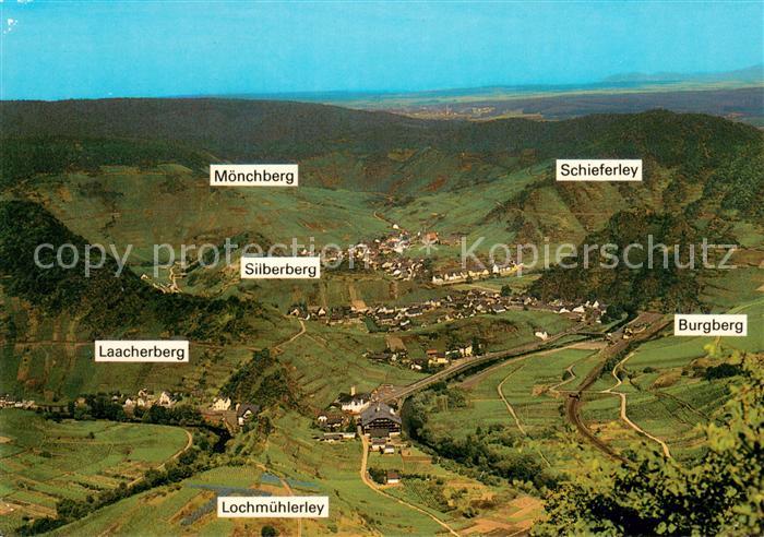Mayschoss Fliegeraufnahme Moenchberg Schieferley Burgberg Lochmuehlerley Laacher
