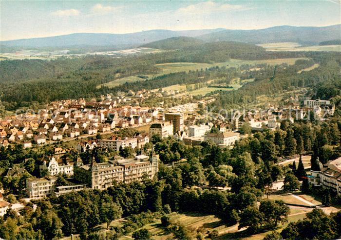 Wildungen Bad Fliegeraufnahme Teilansicht