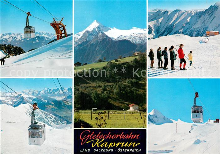 Salzburger Land Gletscherbahn Kaprun Teilansichten im Winter