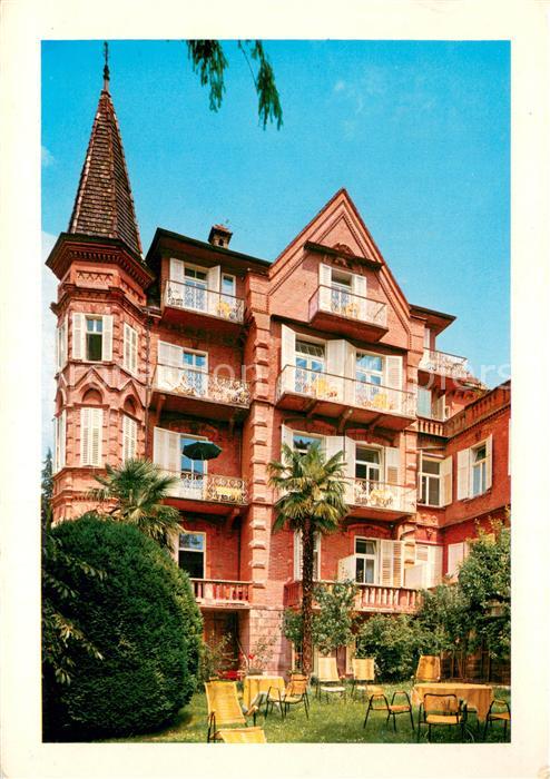Merano Meran Pension Alhambra Aussenansicht
