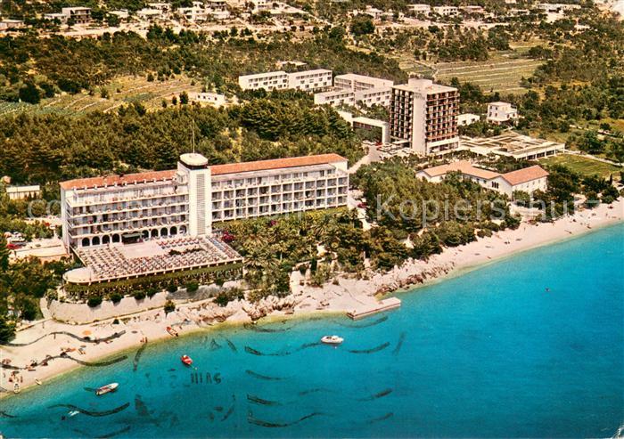 Tucepi Croatia Fliegeraufnahme Strand