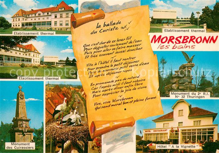 Morsbronn-les-Bains hotel A la vignette Monument des Cuirassiers Etablissement T
