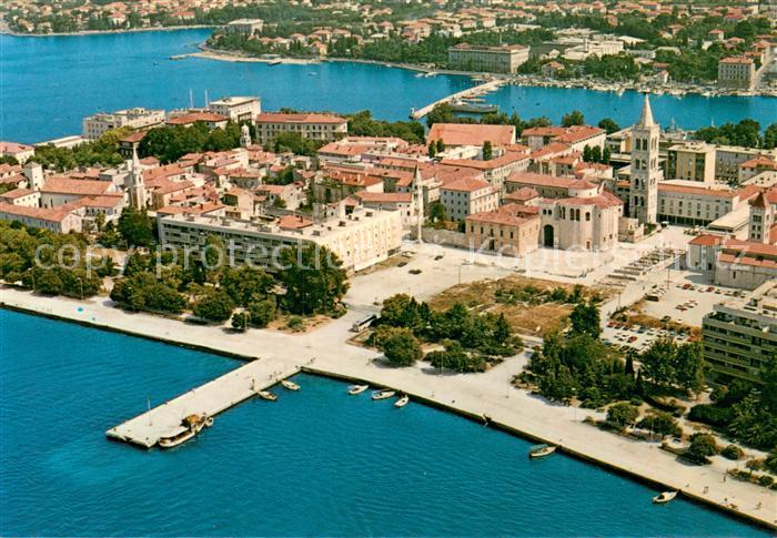 Zadar Zadra Zara Fliegeraufnahme Teilansicht