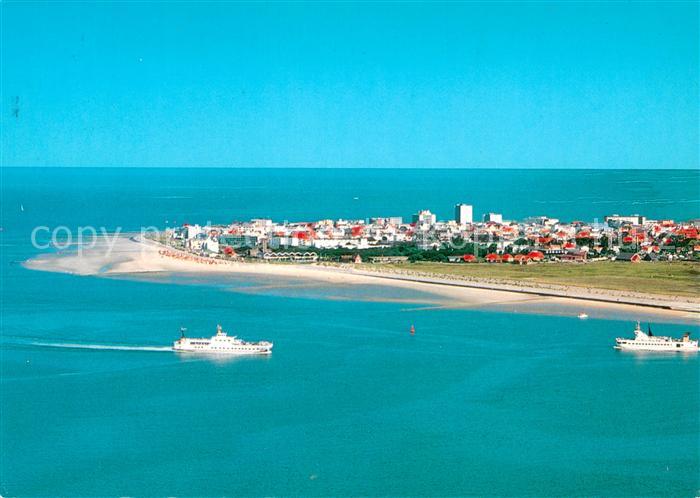 Norderney Nordseebad Fliegeraufnahme Weststrand