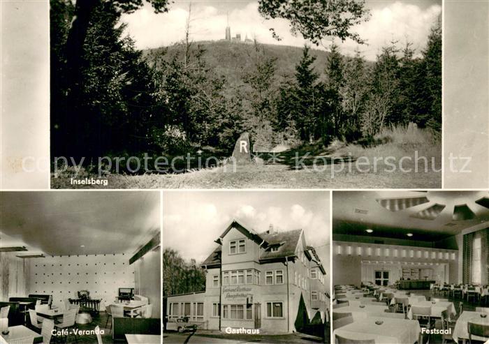 Schnepfenthal Erholungsheim m. Inselsberg Gasthaus u. Innenansichten