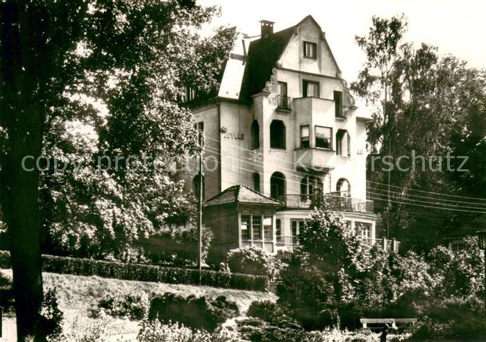Bad Elster Haus Idylle Aussenansicht