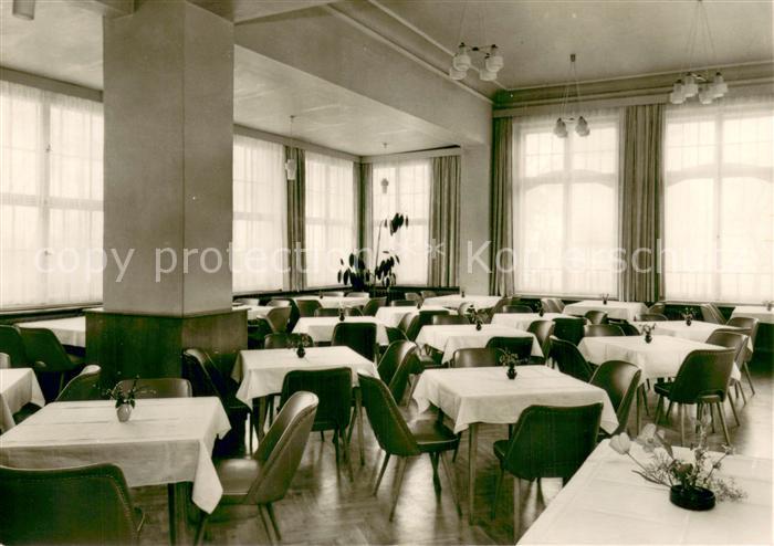 Kuehlungsborn Ostseebad FDGB-Erholungsheim Pestalozzi Saal Innenansicht