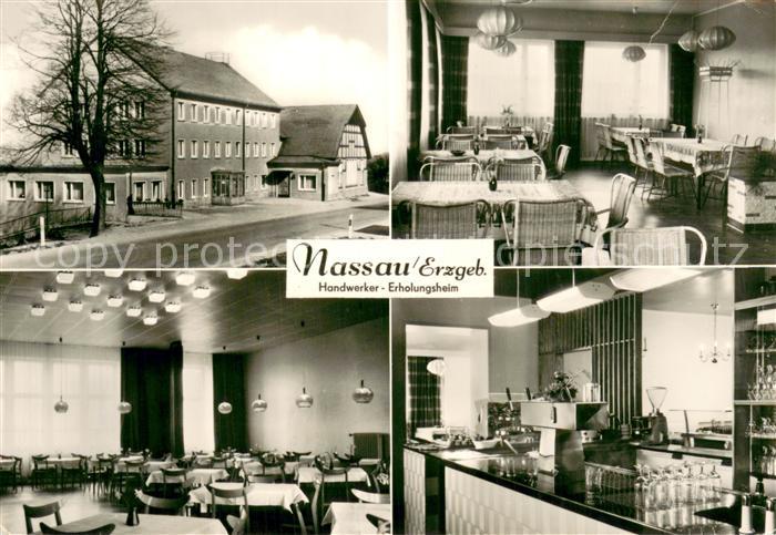 Nassau Erzgebirge Handwerker-Erholungsheim Innen- und Aussenansichten