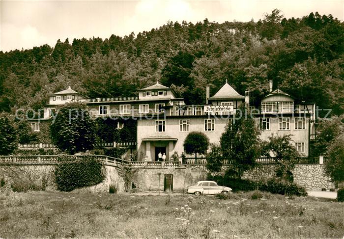 Sitzendorf Thueringen Hotel Bergterrasse Aussenansicht