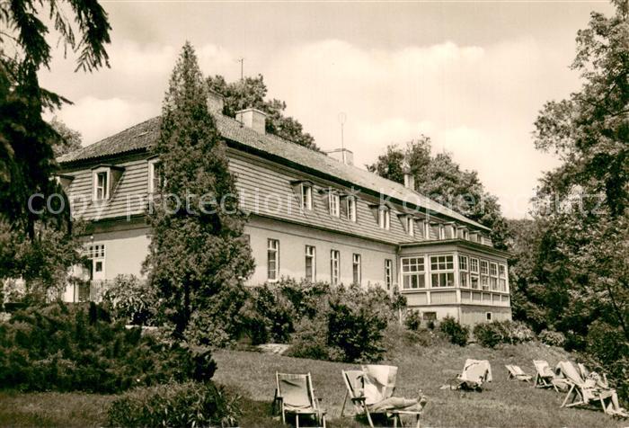 Bad Saarow-Pieskow Heim d. Kulturbundes Eibenhof Aussenansicht