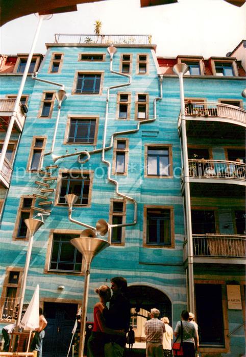 DRESDEN Elbe Lustiges Haus Aussenansicht