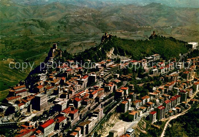 San Marino Fliegeraufnahme Panorama