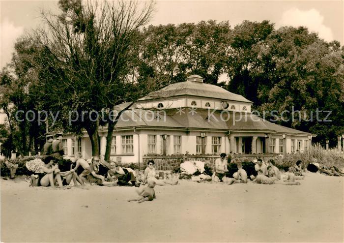 Ueckermuende Mecklenburg Vorpommern HO-Gaststaette im Strandbad