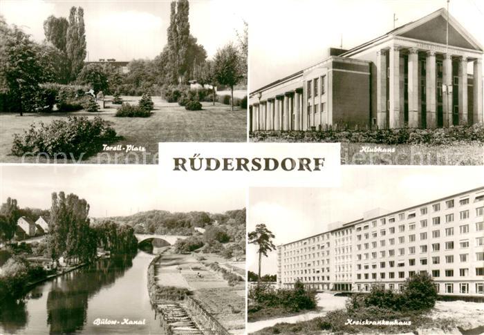 Ruedersdorf Berlin Torall-Platz Klubhaus Kreiskrankenhaus
