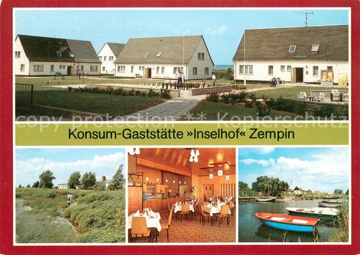 Zempin Konsum-Gaststaette Inselhof Teilansichten