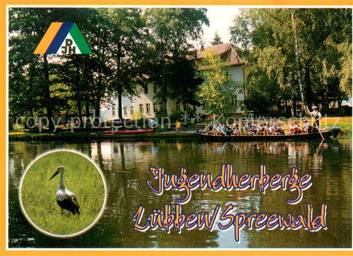 Luebben Spreewald Jugendherberge Partie im Boot