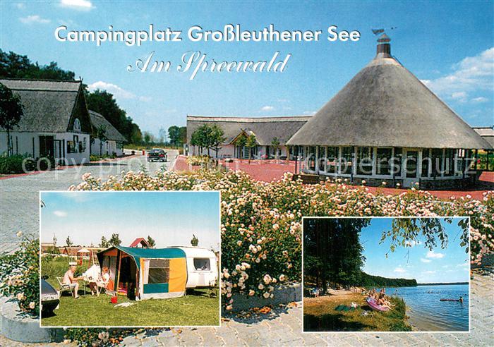 Gross Leuthen Campingplatz Grossleuthener See Am Spreewald Teilansichten