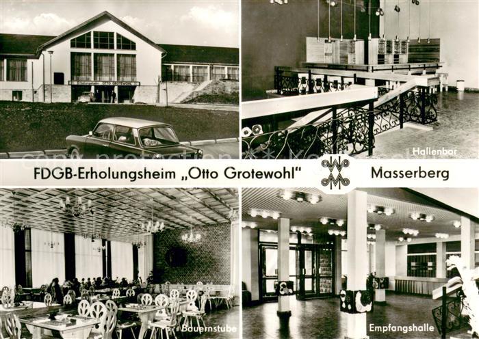 Masserberg FDGB-Erholungsheim Otto Grotewohl Innen- u. Aussenansichten