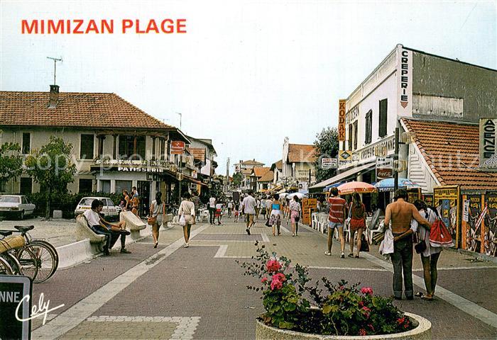 Mimizan Plage Rue pietonne