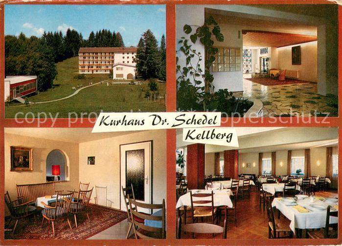 Kellberg Kurhaus Dr. Schedel Teilansichten Innen u. Aussen