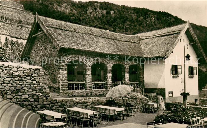 Badacsony HU Kisfaludy haz Gaststaette Terrasse