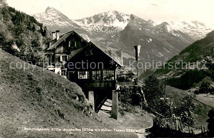 Bad Hofgastein Annakaffee mit Hohen Tauern