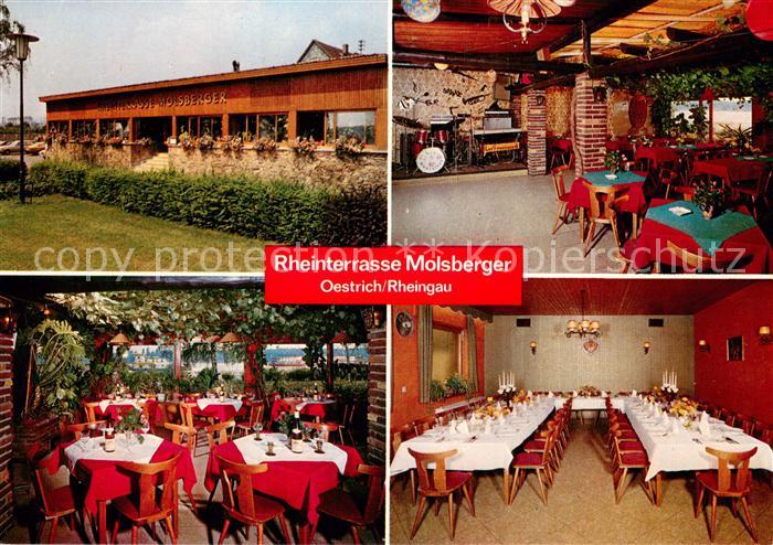 Oestrich-Winkel Rheinterrasse Molsberger Weinstube Gaststaette