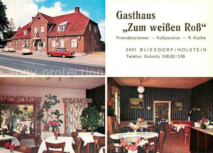 Bliesdorf Schashagen Gasthaus Zum weissen Ross Restaurant