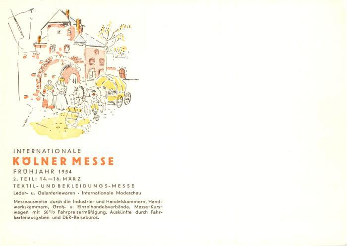 Koeln Rhein Internationale Koelner Messe Textil- und Bekleidungsmesse