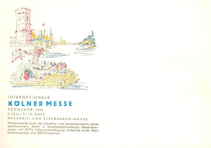 Koeln Rhein Internationale Koelner Messe Haushalt- und Eisenwarenmesse