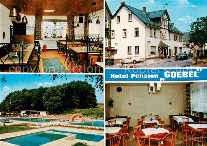 Unnau Westerwald Hotel Pension Goebel Restaurant Freibad