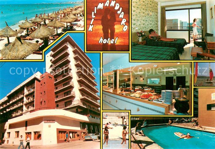 El Arenal Mallorca Hotel Kilimandjaro Swimming Pool Strand