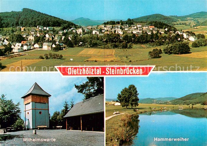 Steinbruecken Panorama Wilhelmswarte Hammerweiher