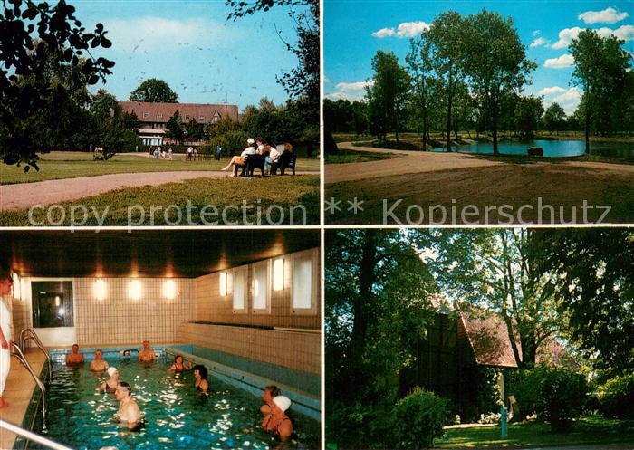 Gyhum Reha-Zentrum Eichenhof Parkanlagen Hallenbad