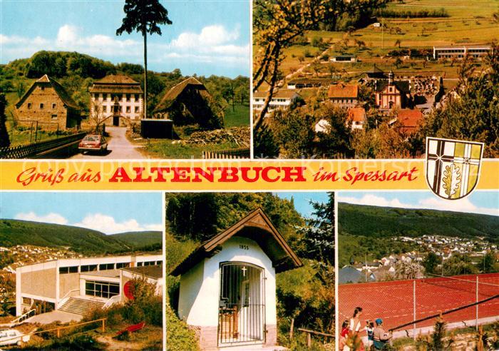 Altenbuch Unterfranken Ortsansichten Schule Kapelle Tennisplatz