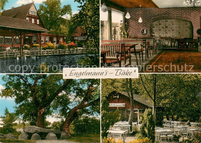 Visbek Auflugsort Engelmanns Baeke Gartenterrasse Steingrab