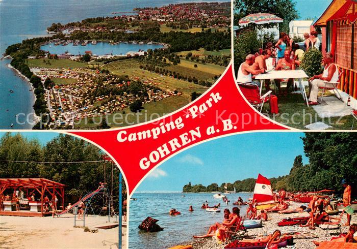 Gohren Camping-Park Fliegeraufnahme Strand Campingplatz
