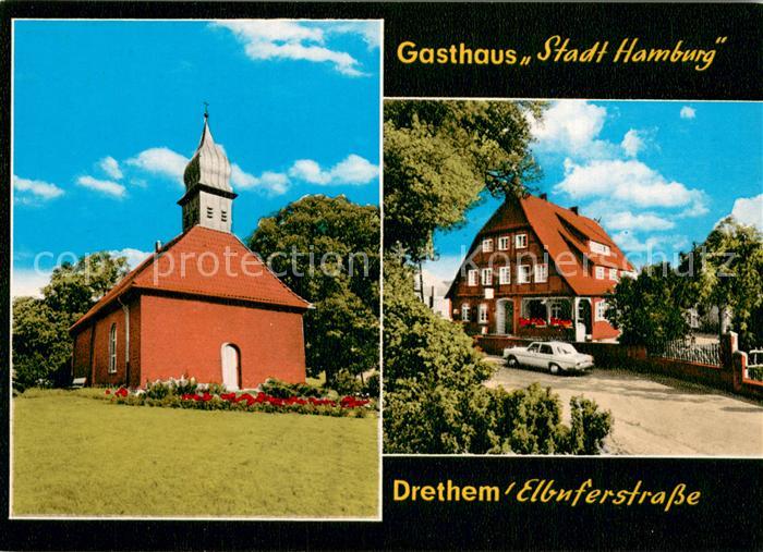 Drethem Gasthaus Stadt Hamburg Kirche