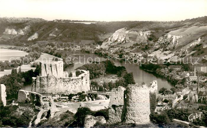 Les Andelys Le Chateau Gaillard et les Falaises