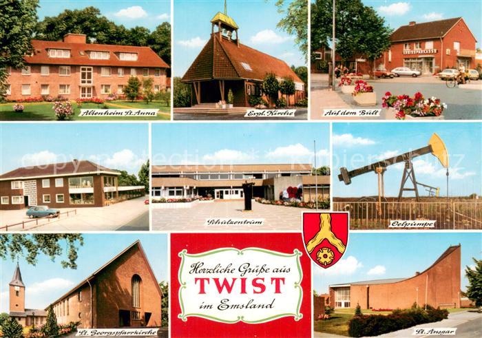 Twist Emsland Oelpumpe St. Georgspfarrkirche Altenheim St. Anna Schulzentrum