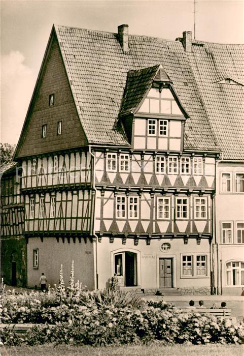 Frankenhausen Bad Apotheke Historisches Fachwerkhaus