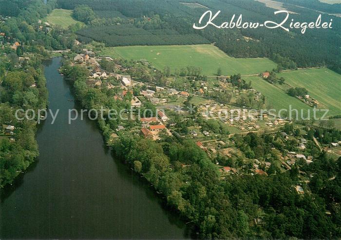 Kablow Ziegelei Fliegeraufnahme See