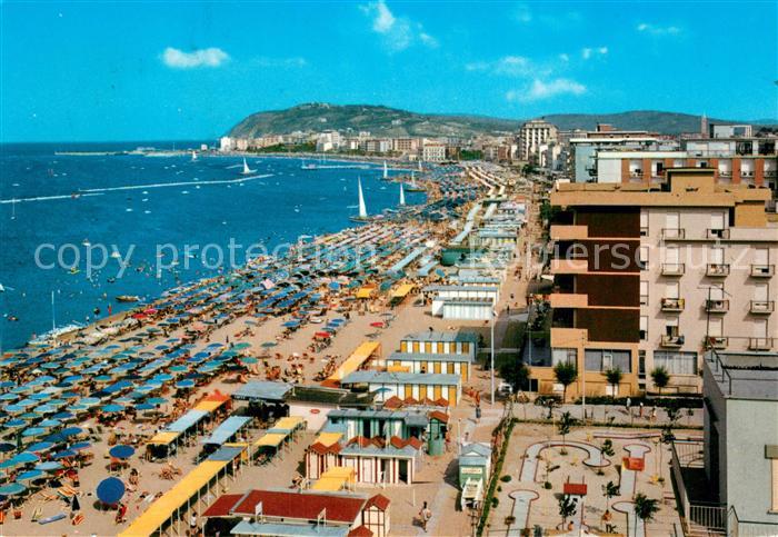 Cattolica  Provincia Rimini Panorama Strand und Hotels