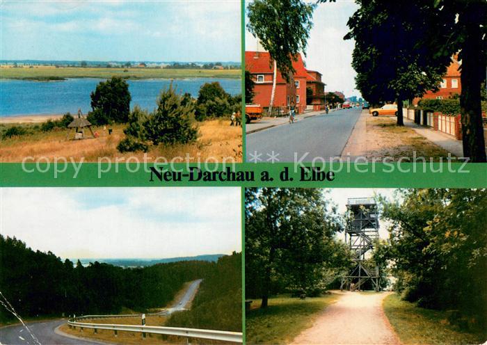 Neu Darchau Teilansichten Elbe