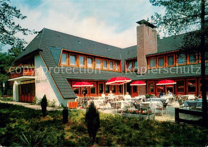 Asendorf Nordheide Hotel-Pension Zur Heidschnucke Aussenansicht Terrasse