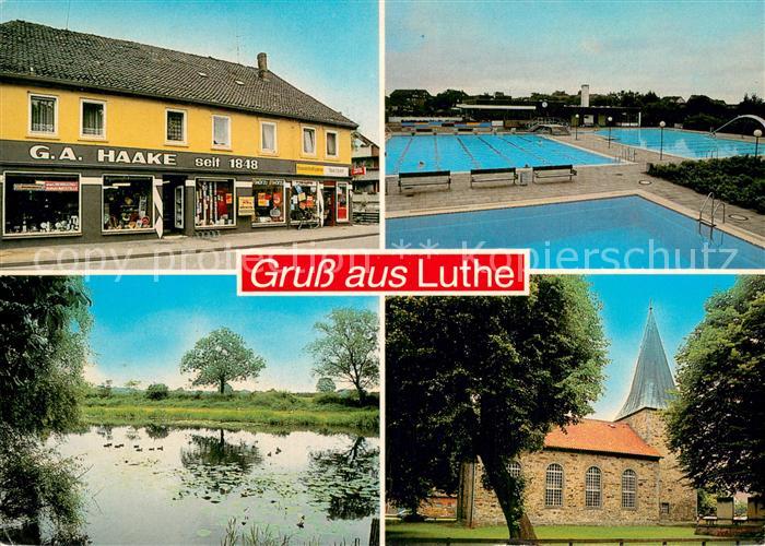 Luthe Freibad Kirche Geschaeft-Haake