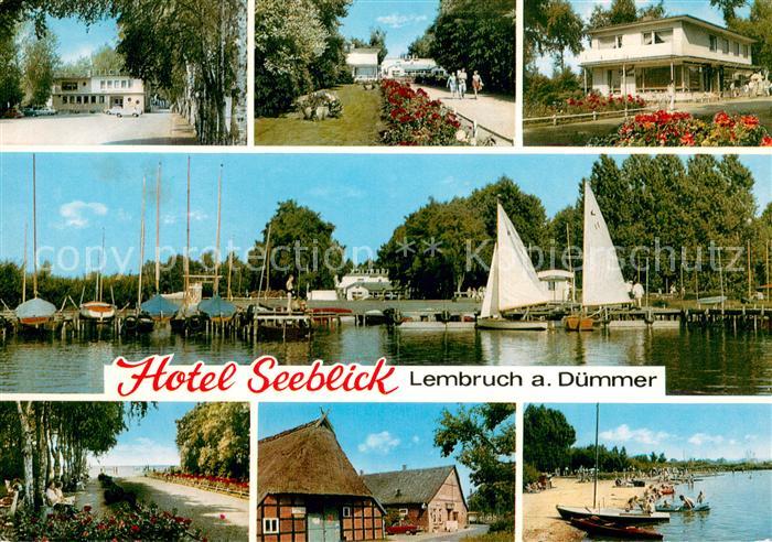 Lembruch Restaurant Hotel Seeblick Campingplatz Duemmersee