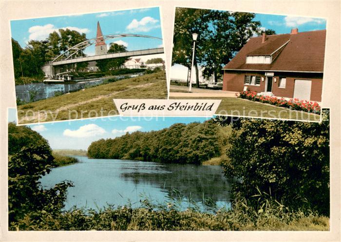 Steinbild Gaststaette Alberts Ems Bruecke