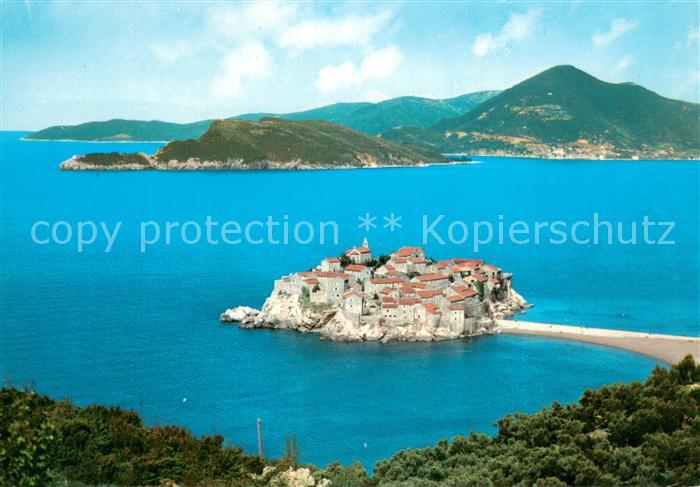 Sveti Stefan Montenegro Inselansicht